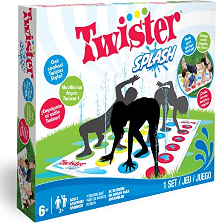 Twister Splash Water Game for Kids – Backyard Sprinkler Outdoor Games for Summer Fun